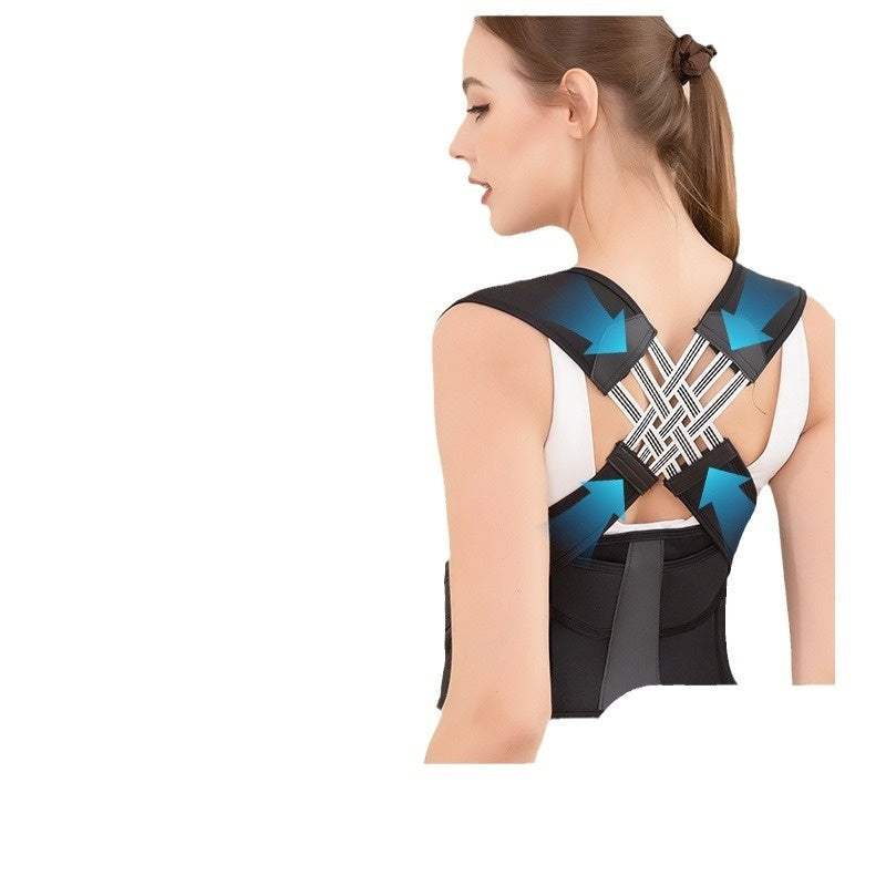 Breathable invisible Back Correction Band posture corrector with adjustable straps in various sizes and colors