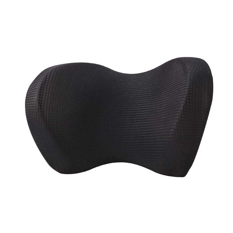 Black and blue memory foam headrest car ice silk pillow with neck protection