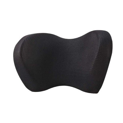 Black and blue memory foam headrest car ice silk pillow with neck protection