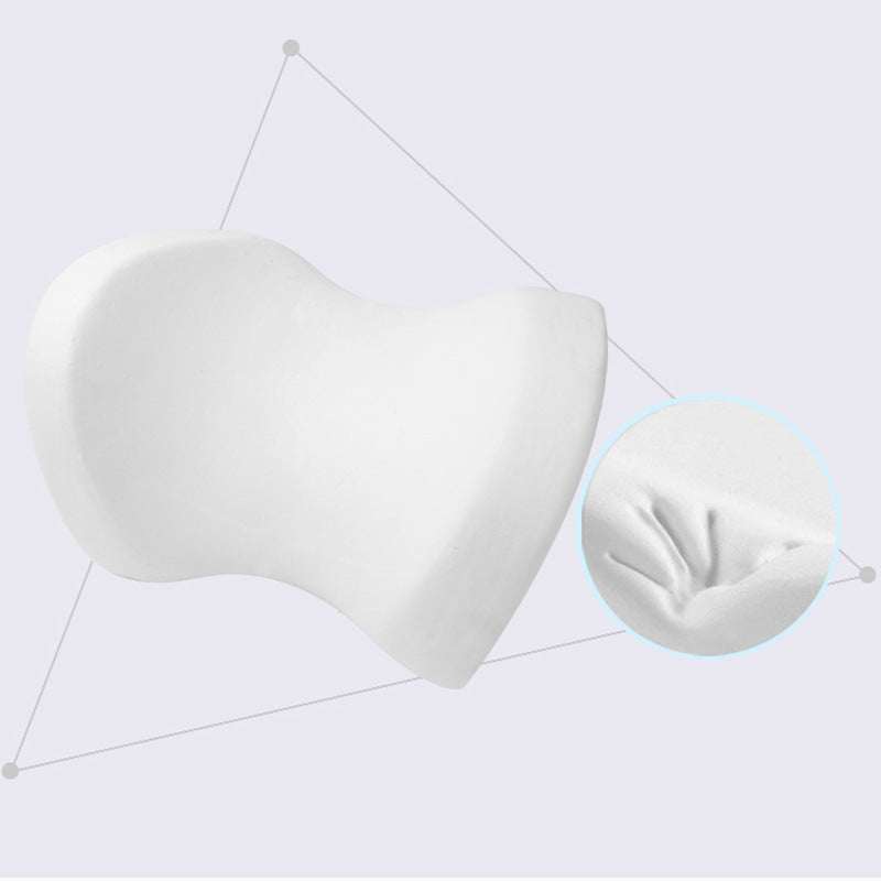 Black and blue memory foam headrest car ice silk pillow with neck protection