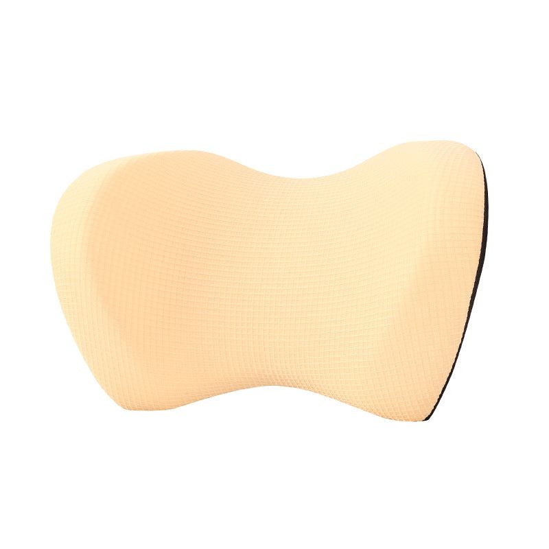 Black and blue memory foam headrest car ice silk pillow with neck protection