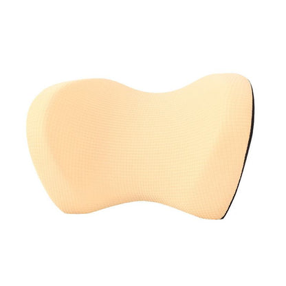 Black and blue memory foam headrest car ice silk pillow with neck protection